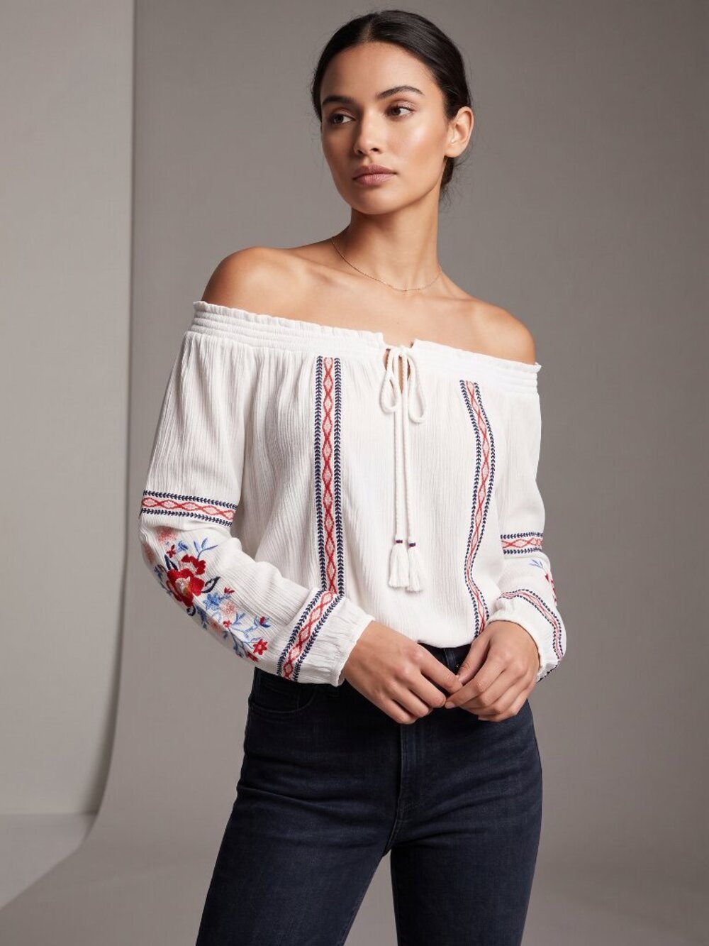 Blouse -Tunic Xhilaration 100% Rayon